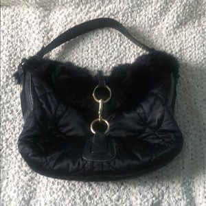 Coach Bag with Fur